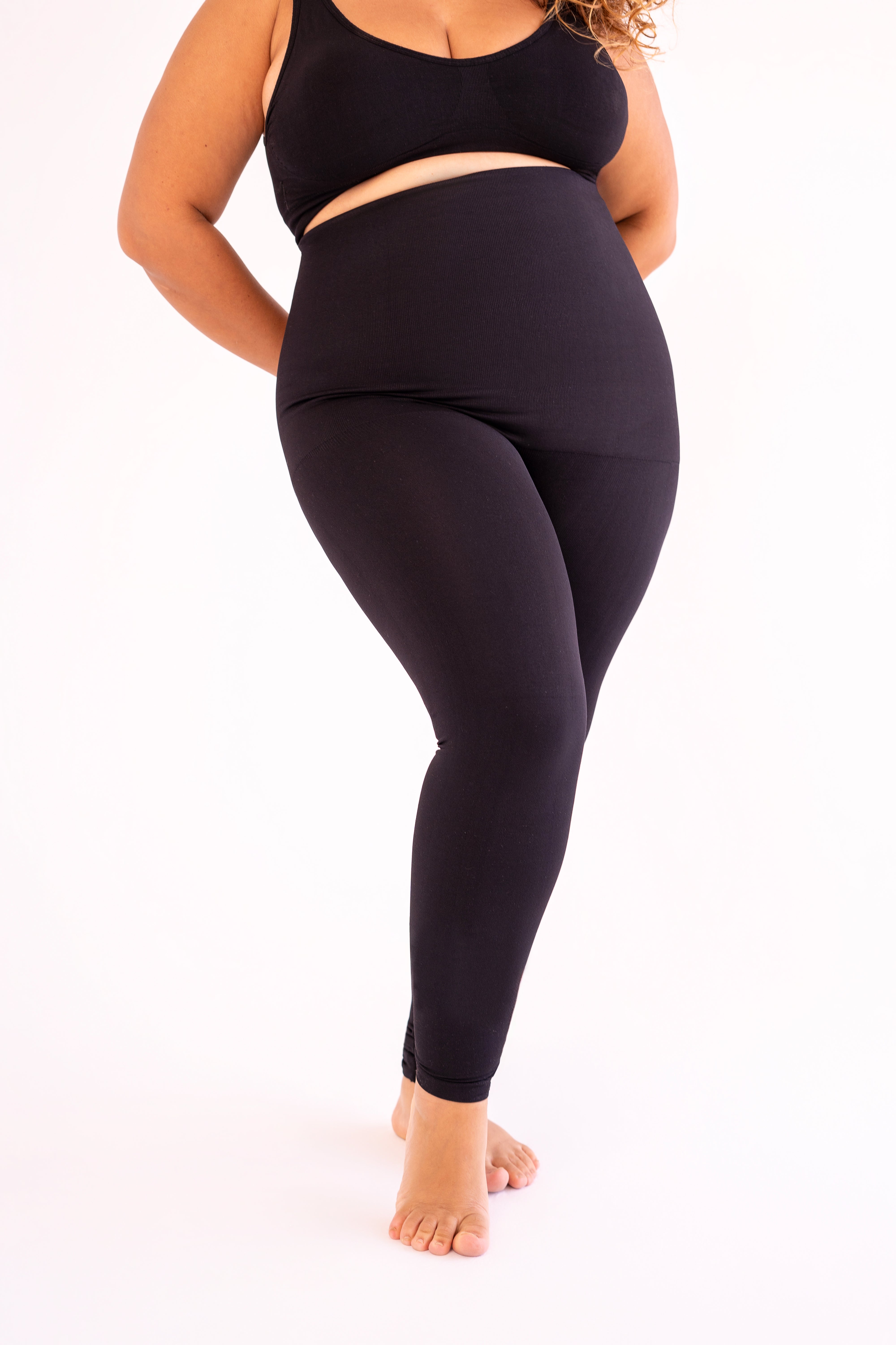 Shapermint Essentials BLACK High Waisted Shaping Leggings size 2XL